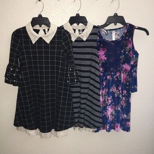 3 girls sz 10 dresses previously worn